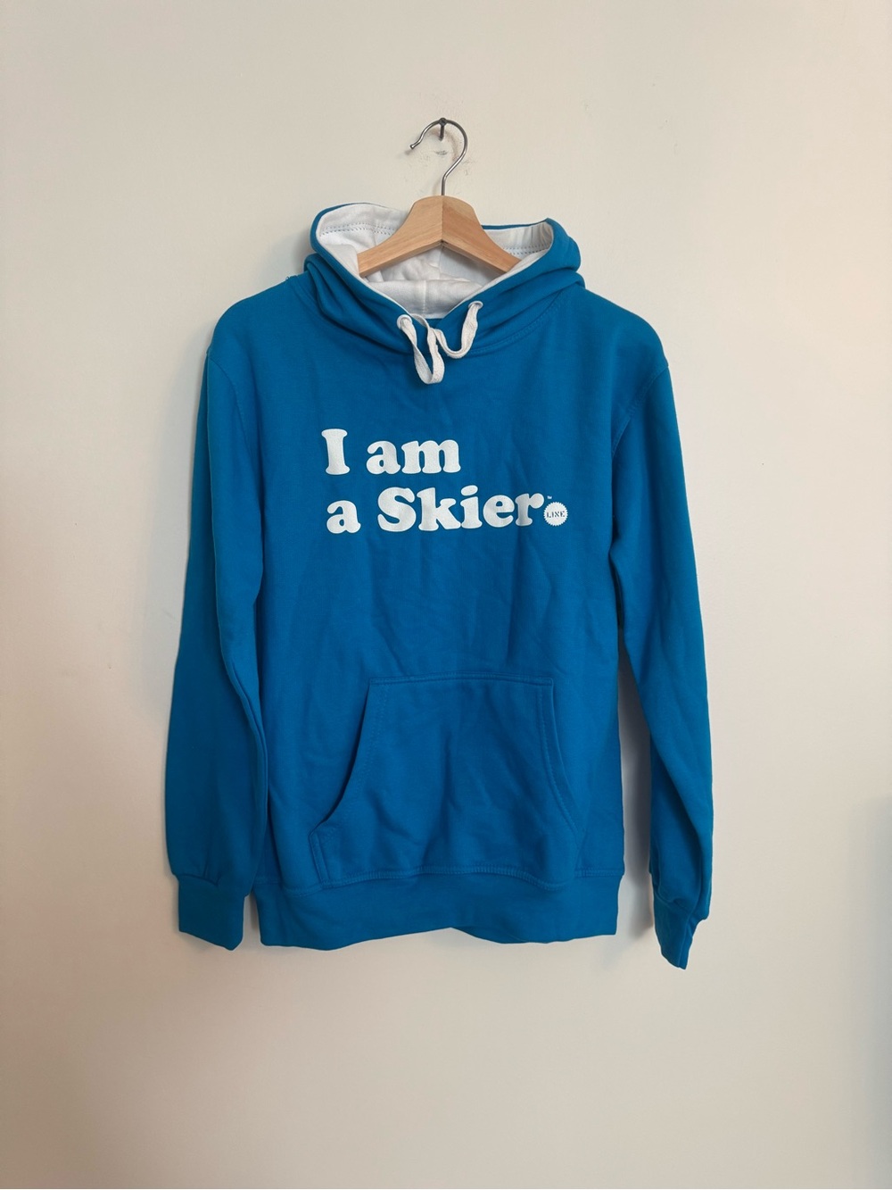 I am a Skier Blue Hoodie Sweatshirt